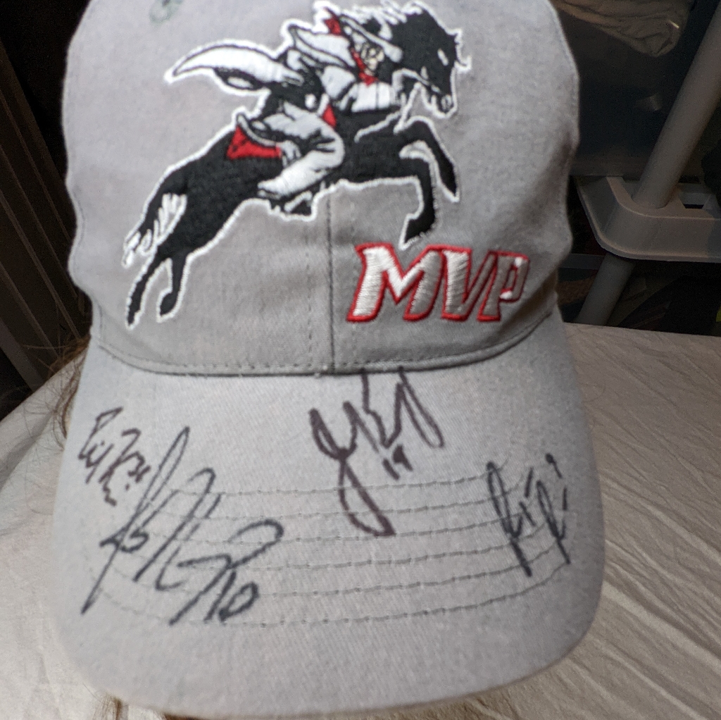 Rough Riders Rare Autographed Baseball Cap Adjustable Strap